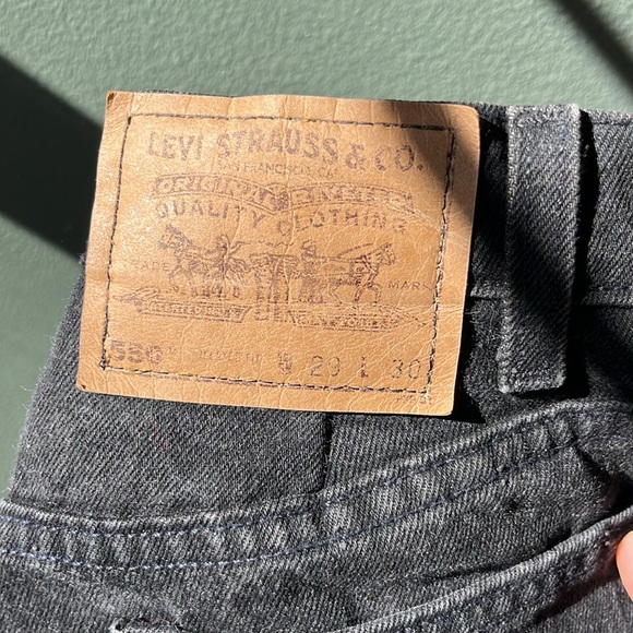 Levi’s vintage orange tag black straight leg jeans - Picture 3 of 3